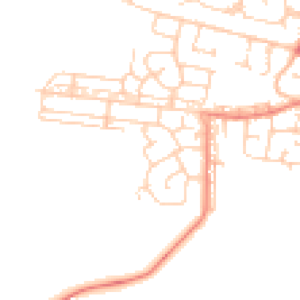 Daytime road noise heatmap for S63 8LB