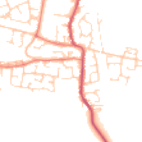 Daytime road noise heatmap for S63 8LP