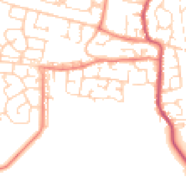 Daytime road noise heatmap for S63 8NH