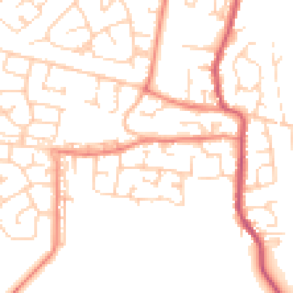 Daytime road noise heatmap for S63 8PB