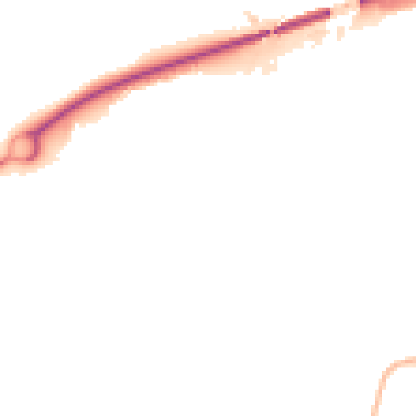 Night-time road noise heatmap for S63 9AY