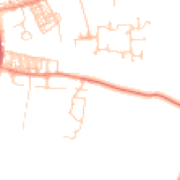 Daytime road noise heatmap for S63 9FB