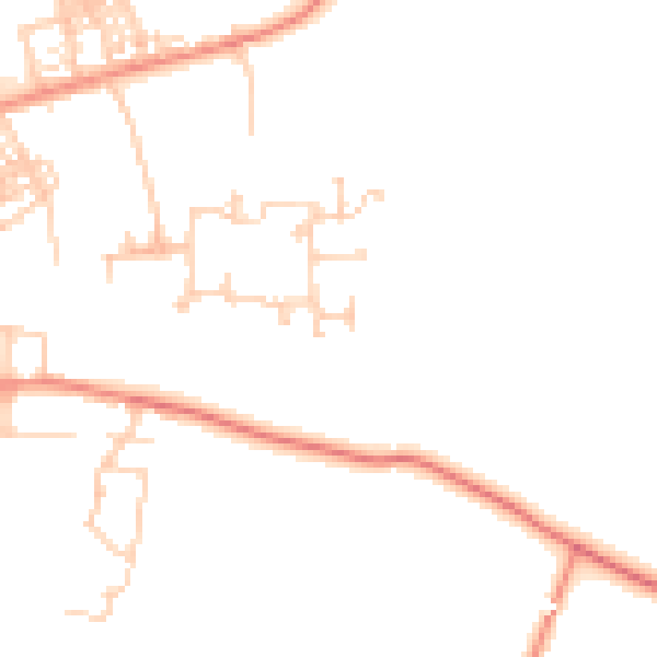 Daytime road noise heatmap for S63 9GQ