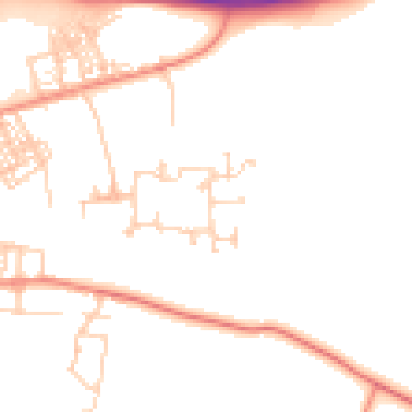 Daytime road noise heatmap for S63 9GS