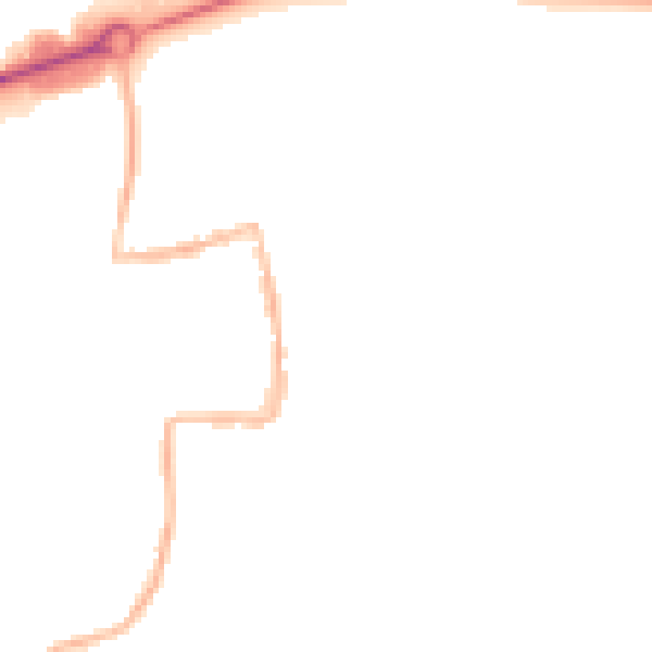 Night-time road noise heatmap for S63 9HE