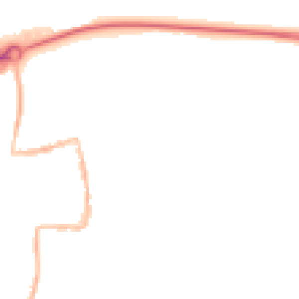 Night-time road noise heatmap for S63 9HN