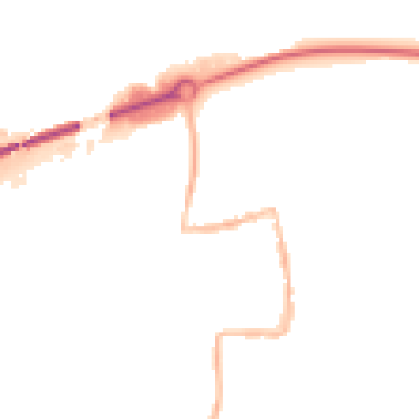 Night-time road noise heatmap for S63 9LX