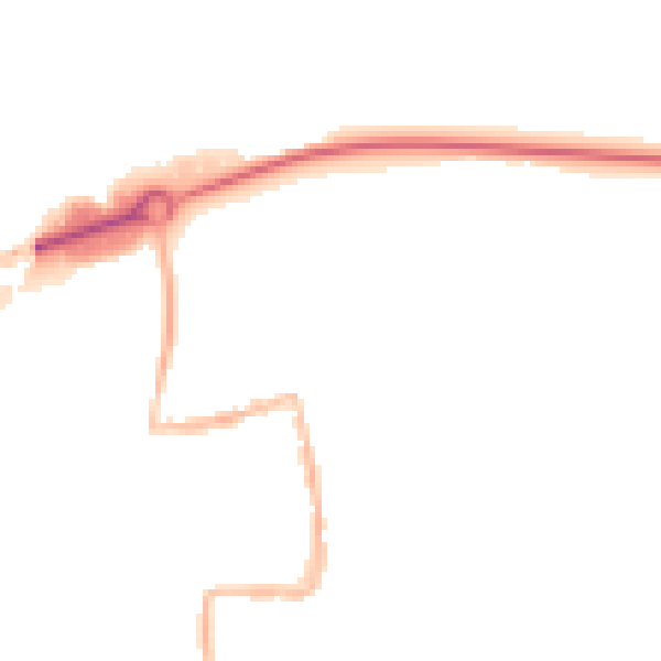 Night-time road noise heatmap for S63 9NA