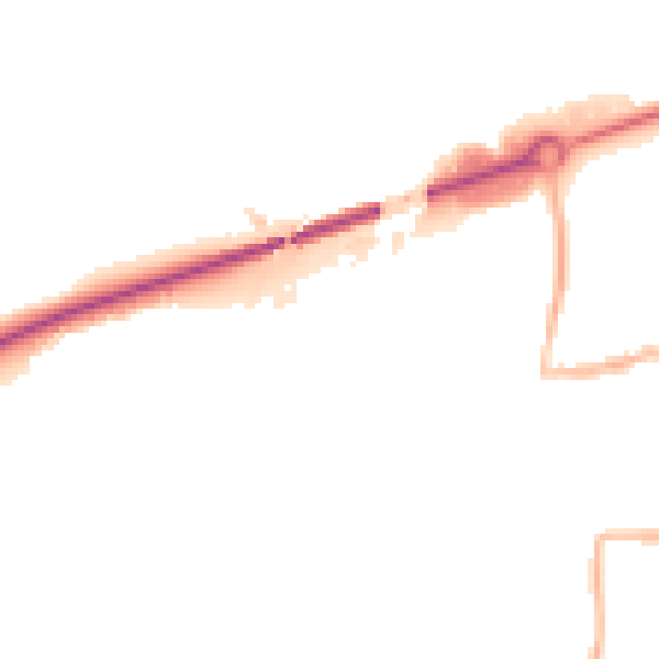 Night-time road noise heatmap for S63 9NZ