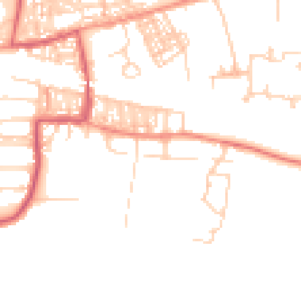 Daytime road noise heatmap for S63 9PA