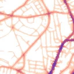 Daytime road noise heatmap for S7 1AA