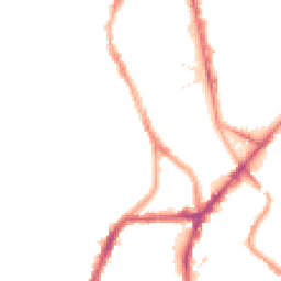 Night-time road noise heatmap for S7 1BA