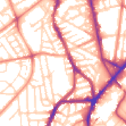 Daytime road noise heatmap for S7 1BE