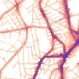 Daytime road noise heatmap for S7 1BG