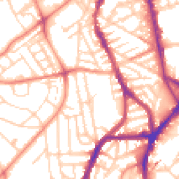 Daytime road noise heatmap for S7 1BW