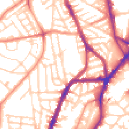 Daytime road noise heatmap for S7 1BY