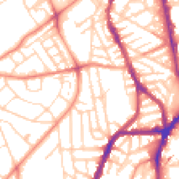 Daytime road noise heatmap for S7 1DD