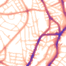 Daytime road noise heatmap for S7 1DG