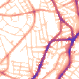 Daytime road noise heatmap for S7 1DH