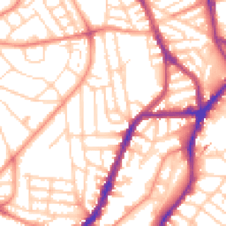 Daytime road noise heatmap for S7 1DJ