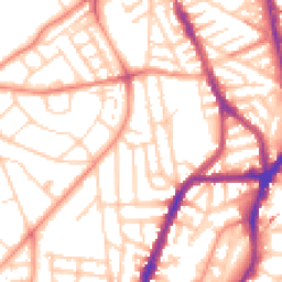 Daytime road noise heatmap for S7 1DL
