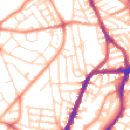 Daytime road noise heatmap for S7 1DN