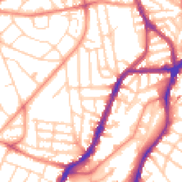Daytime road noise heatmap for S7 1DQ