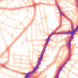 Daytime road noise heatmap for S7 1DR