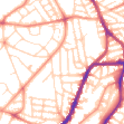 Daytime road noise heatmap for S7 1DS