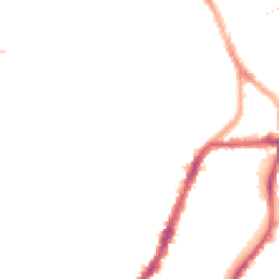 Night-time road noise heatmap for S7 1DS