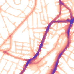 Daytime road noise heatmap for S7 1DT