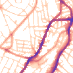 Daytime road noise heatmap for S7 1DU