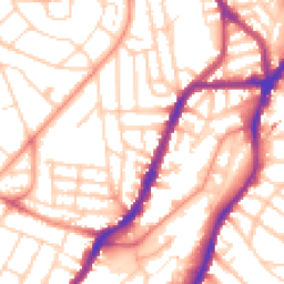 Daytime road noise heatmap for S7 1DW
