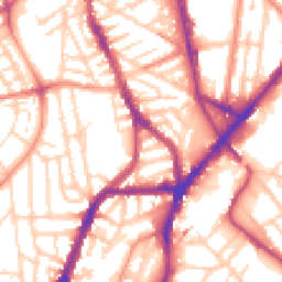 Daytime road noise heatmap for S7 1FA