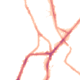 Night-time road noise heatmap for S7 1FA