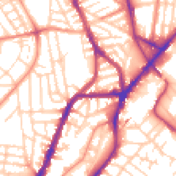Daytime road noise heatmap for S7 1FE