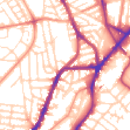 Daytime road noise heatmap for S7 1FF