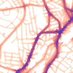 Daytime road noise heatmap for S7 1FH
