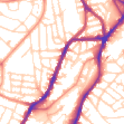 Daytime road noise heatmap for S7 1FJ