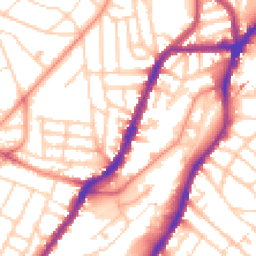 Daytime road noise heatmap for S7 1FN
