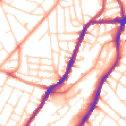 Daytime road noise heatmap for S7 1FZ