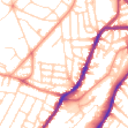 Daytime road noise heatmap for S7 1GL