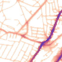 Daytime road noise heatmap for S7 1GY