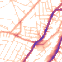 Daytime road noise heatmap for S7 1HH