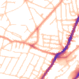 Daytime road noise heatmap for S7 1HQ