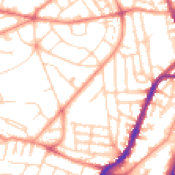 Daytime road noise heatmap for S7 1LN
