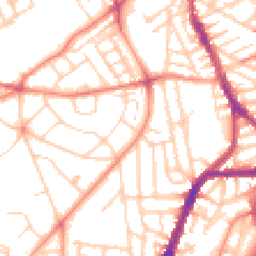 Daytime road noise heatmap for S7 1LS