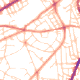 Daytime road noise heatmap for S7 1NB