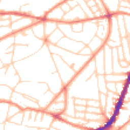 Daytime road noise heatmap for S7 1NJ