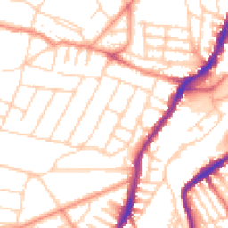 Daytime road noise heatmap for S7 1RL